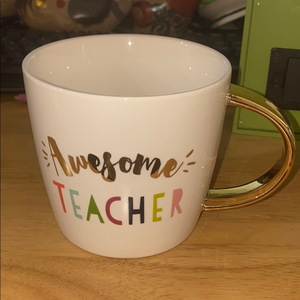 Porcelain Coffee Mug,‎ 14-Ounce, Awesome Teacher